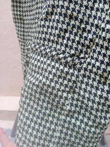 Houndstooth Short Sleeve Blazer