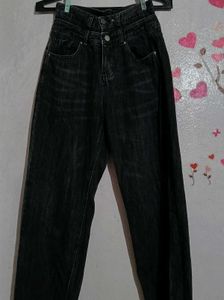 Black Wide Leg Jeans