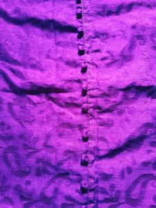 Elegant Purple Paisley Dress