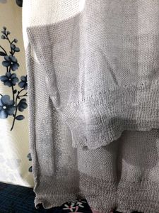 Korean Striped Sweater Dress