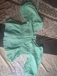 Mint Green Textured Top