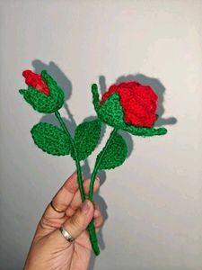 Vintage Seashell Wall Vase with Crochet Flower 🌹