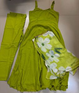 Fluorescent Green Dress