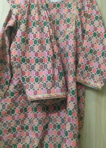 Pakistani Beautiful Block Print Suit