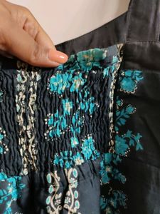 Pure Cotton Printed Mini Dress/Top