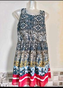 Boho Print Wrap Dress Combo Of 2