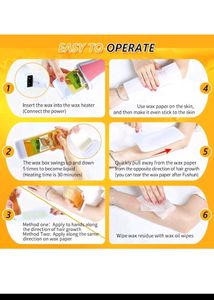 Hair Removal Wax Kit With Heater And Strips