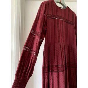 Maroon Party wear Dress