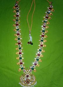 Vintage Gold & Gemstone Necklace