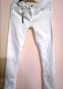 United Colours Of Benetton White Jeans Pant Girls