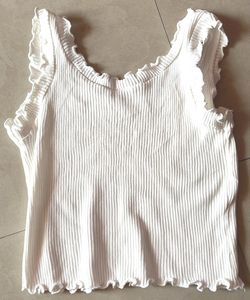 White Crop Top