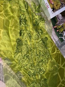 Viral Pakistani Suit Lime Green Printed