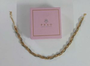 Brand new Tricolor Braided Necklace