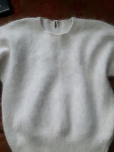 White Fur Sweater