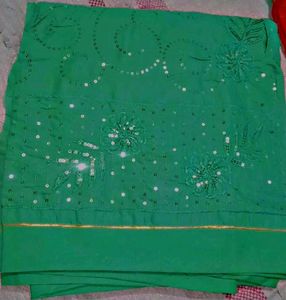 Unstiched Beautiful Rajputi Cotton Suit