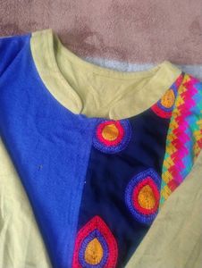 Embroidered Multicolor Top