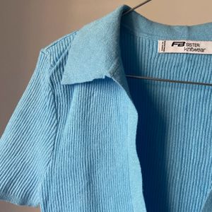 FB Sister Knitwear Tie Up Top