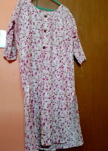 Floral Print Kurta