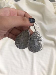 Silver Drop Earrings