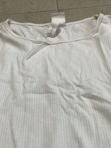 White Long Sleeve Top