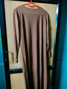 Bodycon Dress With Overcoat