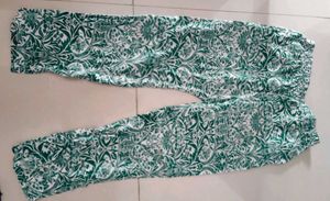 Green Women Cotton Pyjama