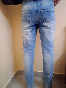 Distressed Denim Jeans