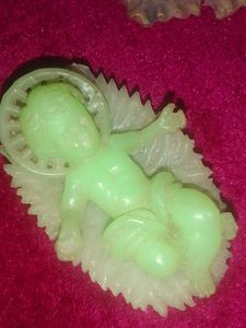 Jesus Christ Young Age Green Statue