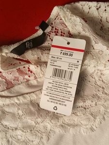 Off White Lace Top