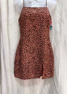 101611. Leopard Print Mini Dress