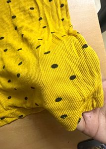 Yellow Polka Dot Tee