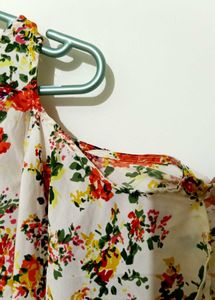 Floral Off-shoulder Flowy Top- Breezy &amp; Bold