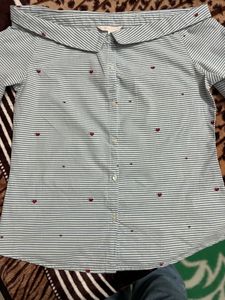 Off Shoulder Shirt