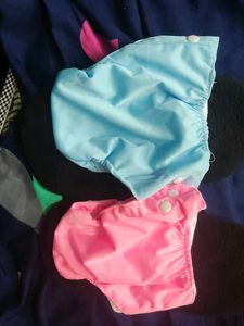 Reusable Cloth Diapers - Set of 2