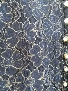 Printed Blue Kurta With Golden Plazoo