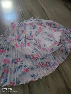 Floral Print Skirt