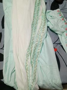 Embroidered Suit Salwar Set 🩵
