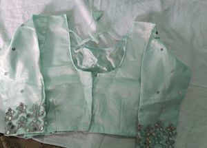Elegant Light Blue Lehenga Choli