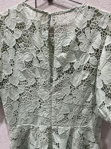 Forever New Lace Puff Sleeve Dress