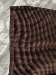 Brown Sleeveless Knit Tank Top