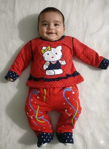 pack of 2 Cute Baby Outfit Set for winter warm