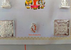 pure silver diwali set (28 gram)