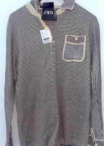 Zara Striped Long Sleeve Top