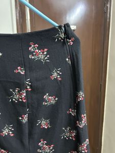 Floral Print Midi Skirt