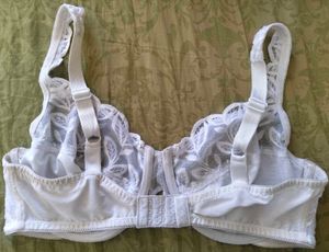 🍂Elegant White Lace Leaf Embroidered Bra🍂