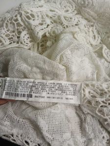 Pretty Zara White Net Mesh Top, Size S, Good Cond