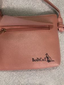 Pink Shiny Sling Bag