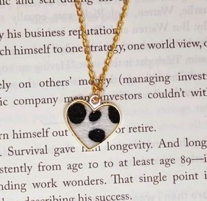 Moo Print Pendant With Chain