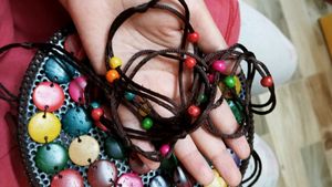 Colorful Beaded Clutch