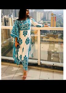 Pure Cotton Wedding Wear Kurta Set With Dupatta